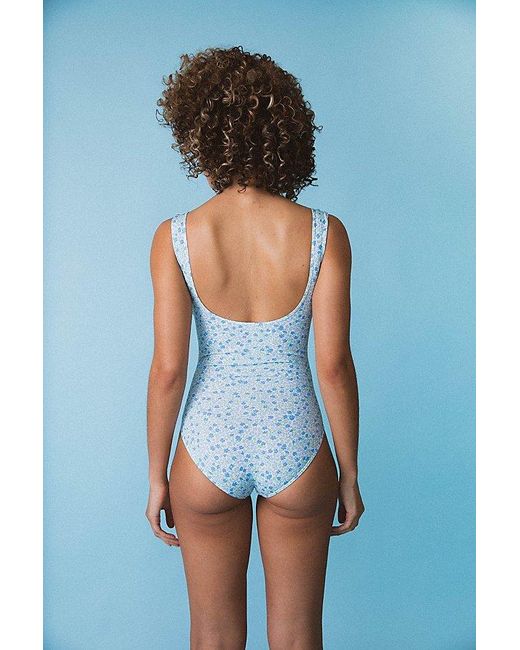 RAT BOI Blue Perfect Scoop Bodysuit