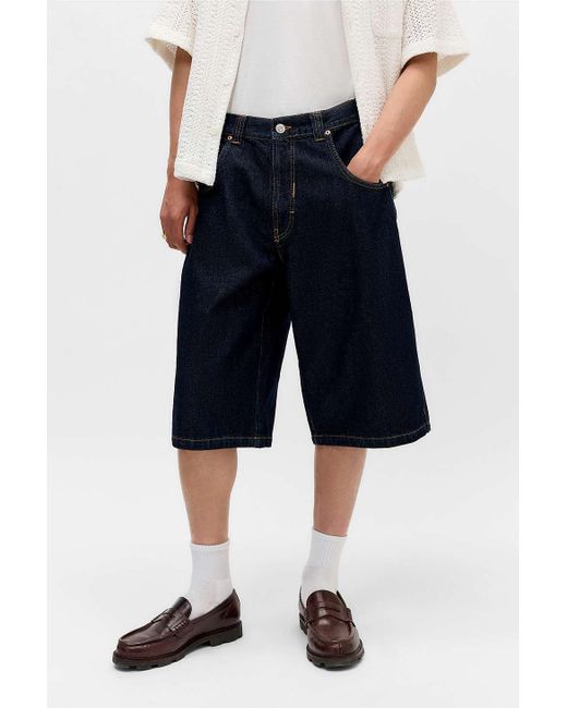 BDG Blue Neo Rinse Denim Shorts for men