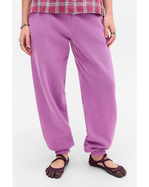 iets frans Pink Fuchsia Cuffed Joggers