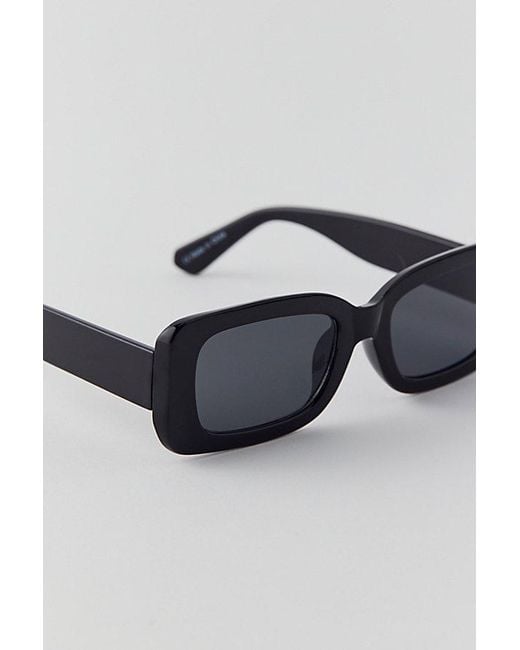 Urban Outfitters Blue Uo Essential Rectangle Sunglasses