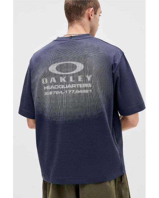 Oakley Blue Uo Exclusive Blackout Illusion T-shirt for men