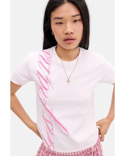 iets frans White ... Script Relaxed T-shirt