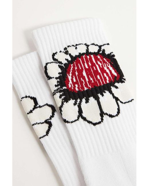 Carhartt White Pixel Flower Socks