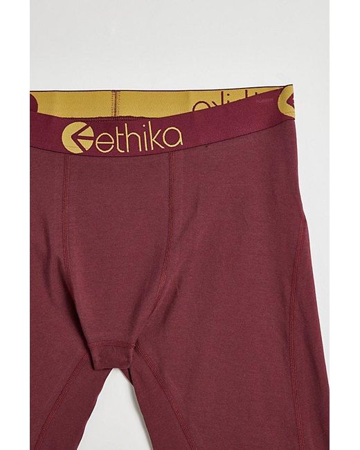 Ethika Red Righteous Port Boxer Brief for men