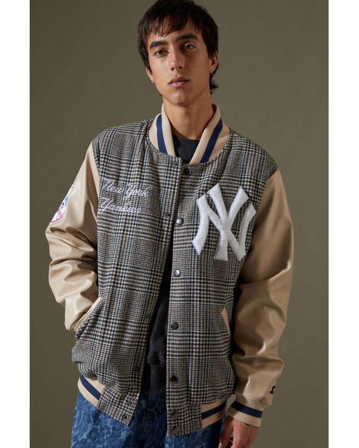 Starter UO Exclusive Colorblock Patch NBA Varsity Jacket