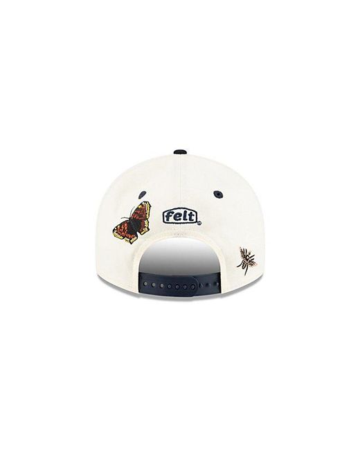 KTZ White Felt X Seattle Mariners Butterfly Fitted Hat for men