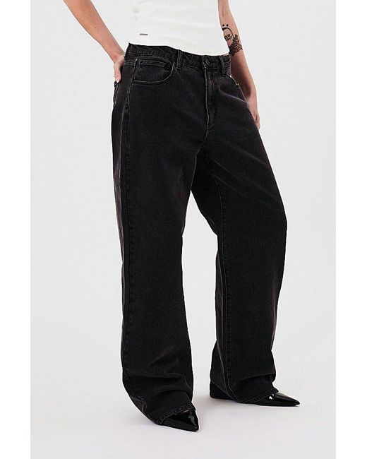Abrand Jeans Black 95 Baggy Petite Jean