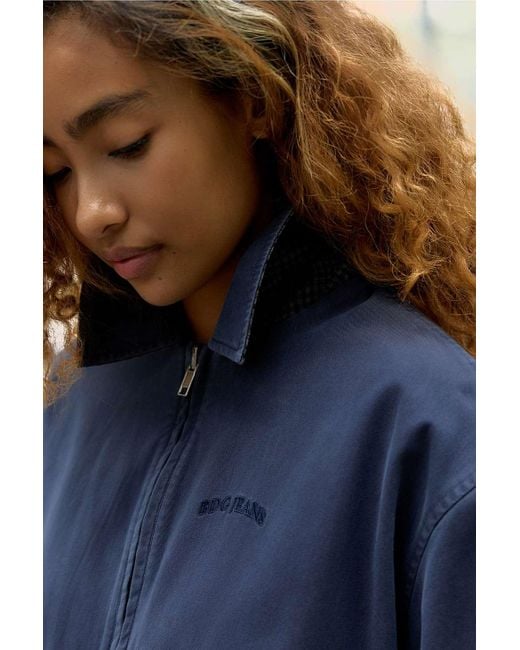 BDG Blue Reversible Harrington Jacket