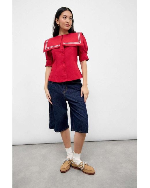 Damson Madder Red Keisha Cherry Blouse