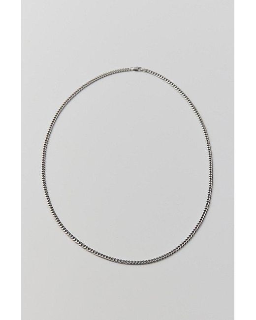 Urban Outfitters Metallic Curb Chain 28" Necklace for men