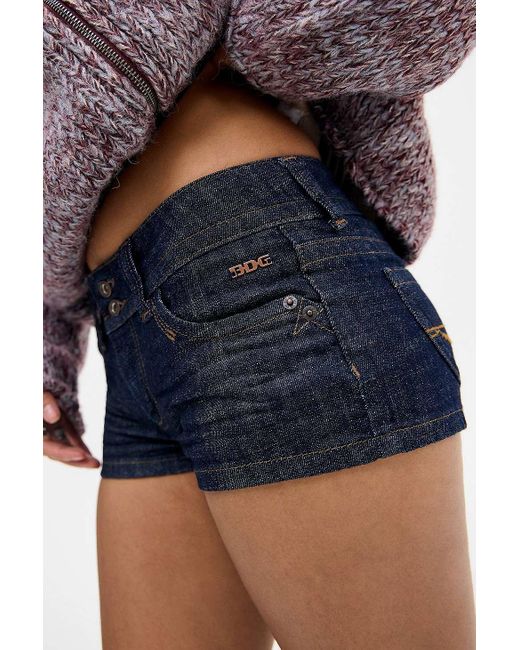 BDG Blue Piper Denim Mini Shorts