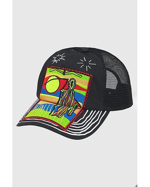 Supreme Black Reaper Mesh Back 6-Panel (Ss25) for men