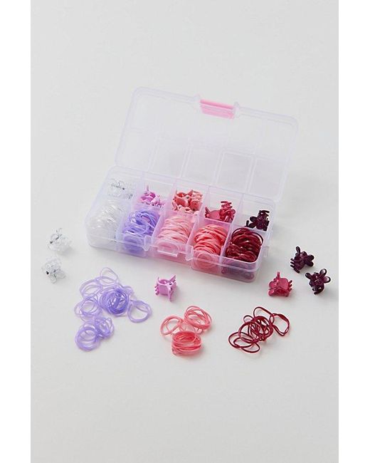 Urban Outfitters Pink No-Damage Hair Accessory Box Set