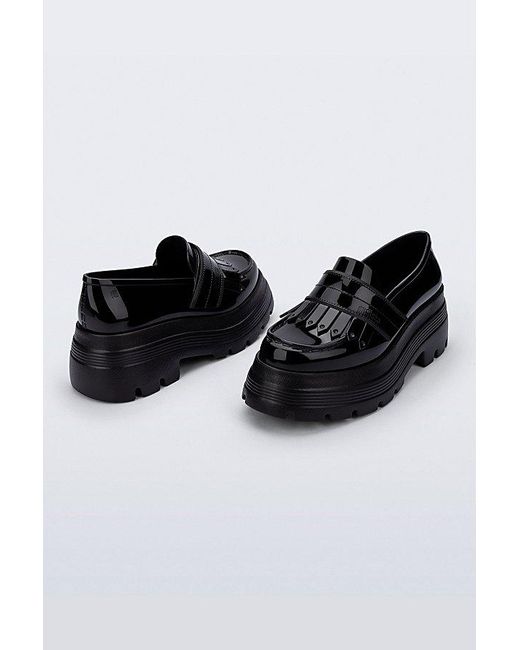 Melissa Black Royal Plus Platform Loafer