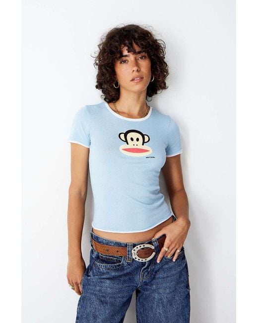 Archive At Uo White Paul Frank Baby T-shirt