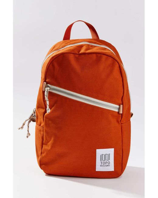 Topo Light Pack Canvas Backpack in Orange Lyst