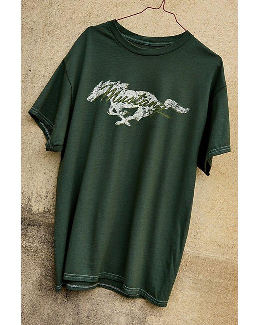 Urban Outfitters Green Ford Mustang Graphic Tee for men