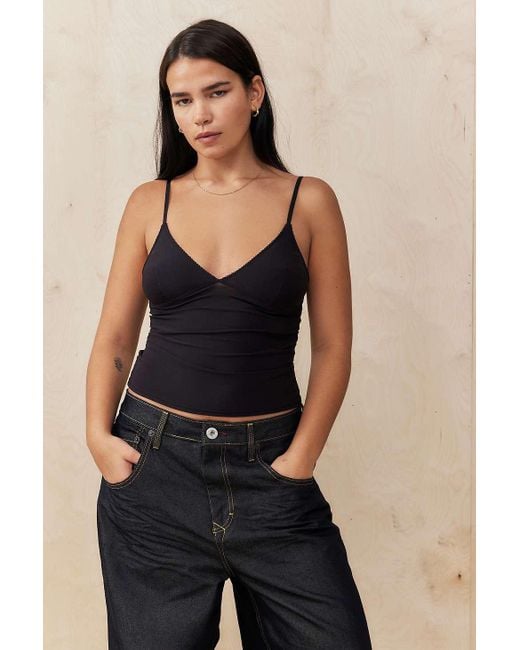Out From Under Black Je T'aime Stretch Cami Top