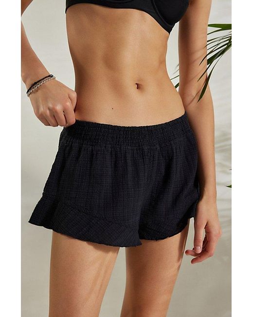 Out From Under Black Lilly Beach Micro Short