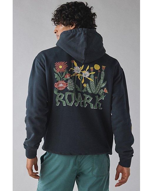 Roark Gray Cactus Garden Hoodie Sweatshirt for men