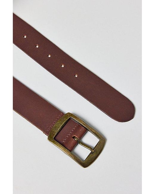 Urban Outfitters Brown Carabiner Clip Leather Belt for men