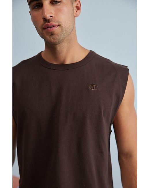 Champion Uo Exclusive Heritage Jersey Tank Top in Gray for