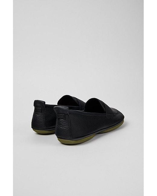 Camper Gray Right Leather Loafer Flat
