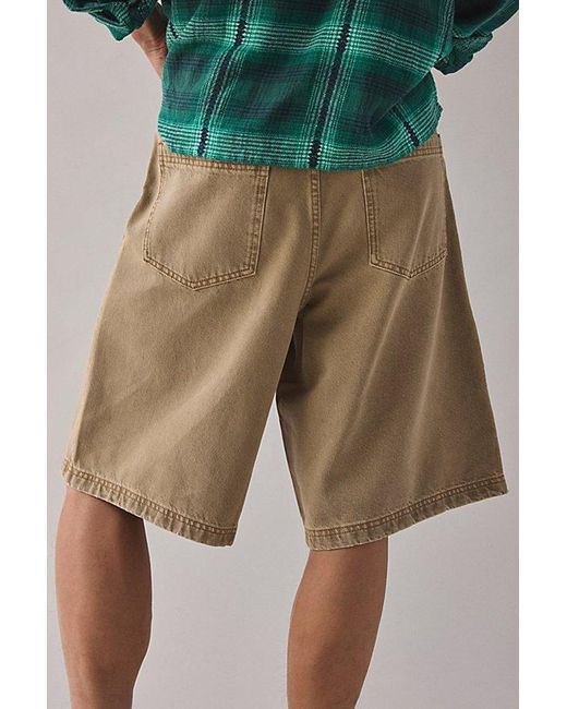 BDG Natural Astro Baggy Twill Double Knee Short for men