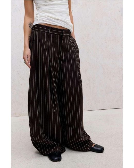Urban Outfitters Black Uo Noa Cocoon Trousers At