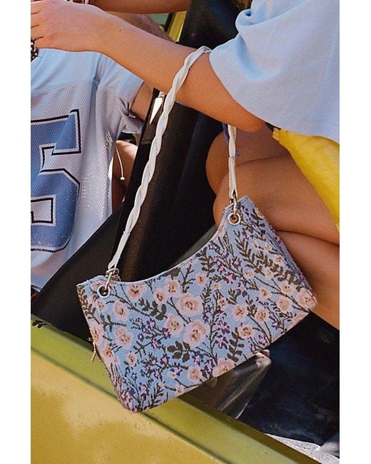 Kimchi Blue Gray Emilia Jacquard Shoulder Bag