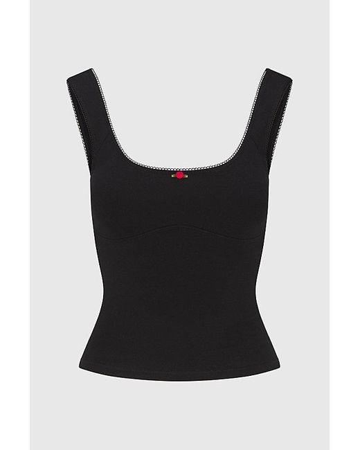 RAT BOI Blue Romantic Tank Top