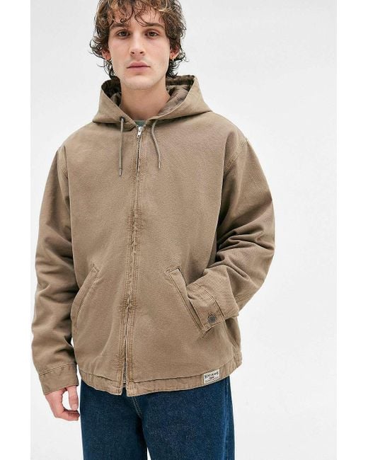 BDG Multicolor Rex Camel Canvas Skate Hoodie for men