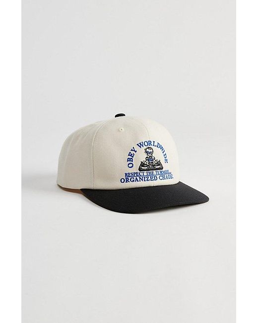 Obey Natural Chaos 6-Panel Baseball Hat for men