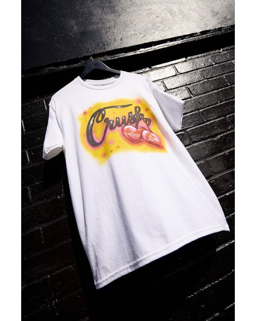 Urban Outfitters Black Uo White Zara Larsson Crush Graphic Tee
