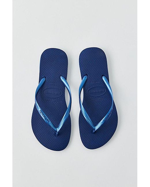 Havaianas Blue Slim Flip Flops Sandal