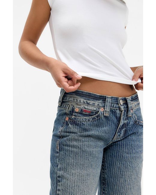 BDG Blue Kayla Pinstripe Jeans