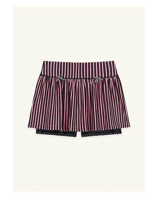 Strawberry Western Red Ruffle Skort