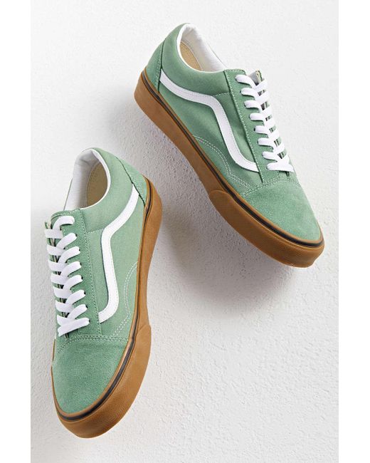 Vans Lace Old Skool Ua Sneaker in Mint (Green) for Men Lyst