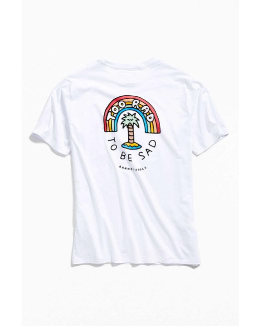 Barney Cools White Rad Tee for men