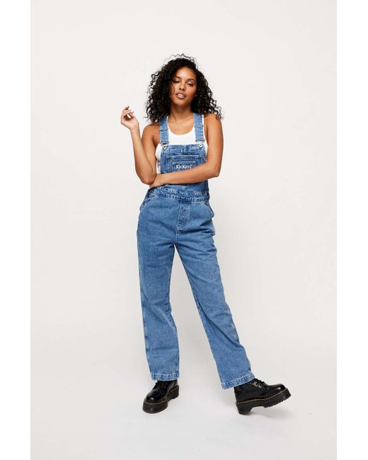 Kickers Denim Overall in Blue | Lyst