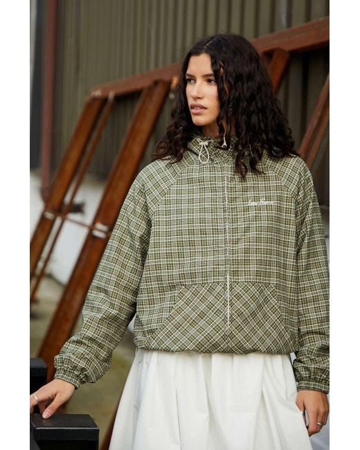 iets frans Green Carter Check Shell Jacket