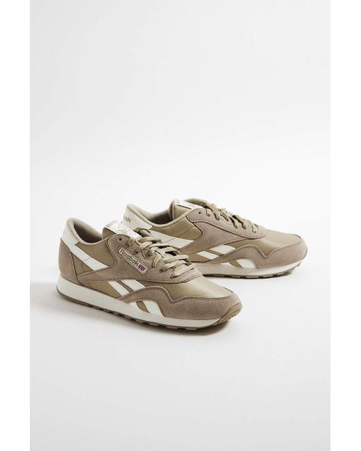 Reebok Gray Classic Mushroom Trainers for men