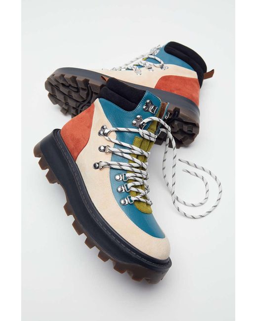 Urban Outfitters Blue Uo Jonna Hiker Boot