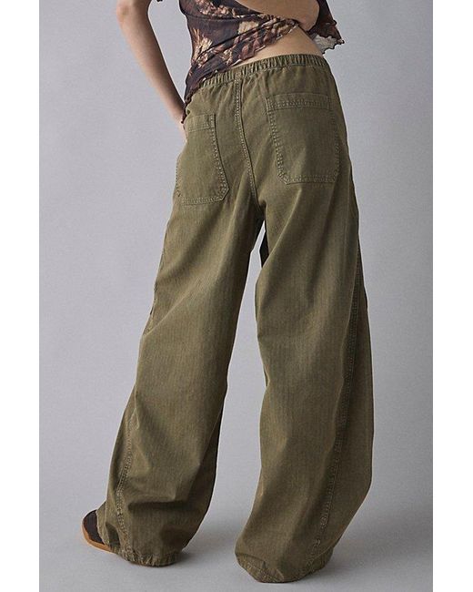 BDG Green Station Cocoon Baggy Barrel Leg Cargo Pant