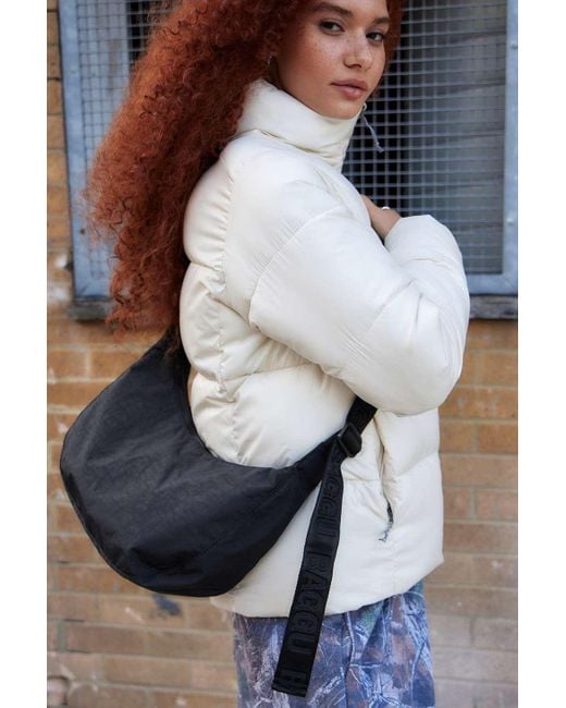 Baggu Blue Medium Nylon Crescent Bag