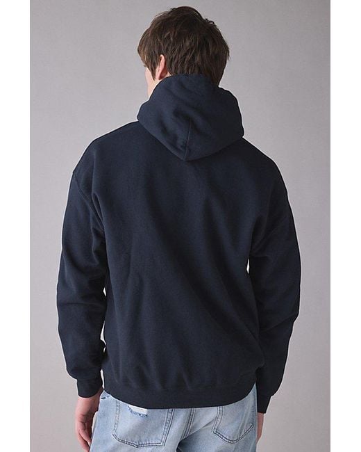 Urban Outfitters Blue I Heart Myself Graphic Hoodie Sweatshirt for men