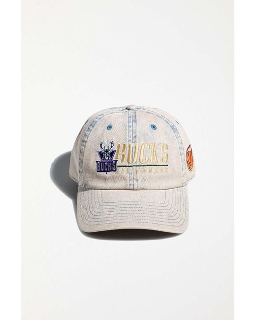 Milwaukee Bucks Washed Baseball Hat 