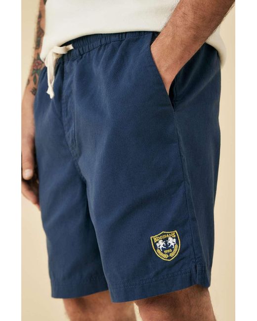 BDG Royal Blue Twill Shorts for men
