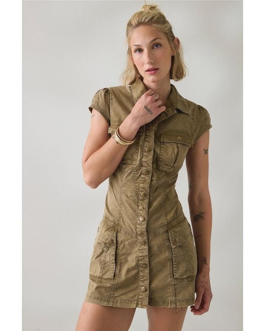 BDG Natural Ground Control Mini Dress