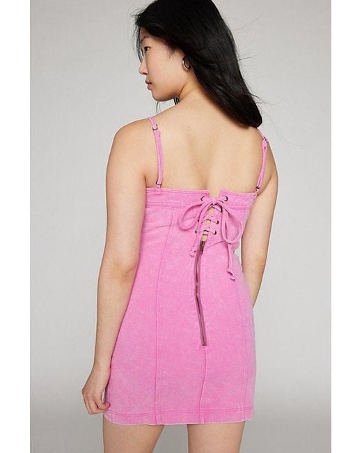 4si3nna Pink Tana Mini Dress